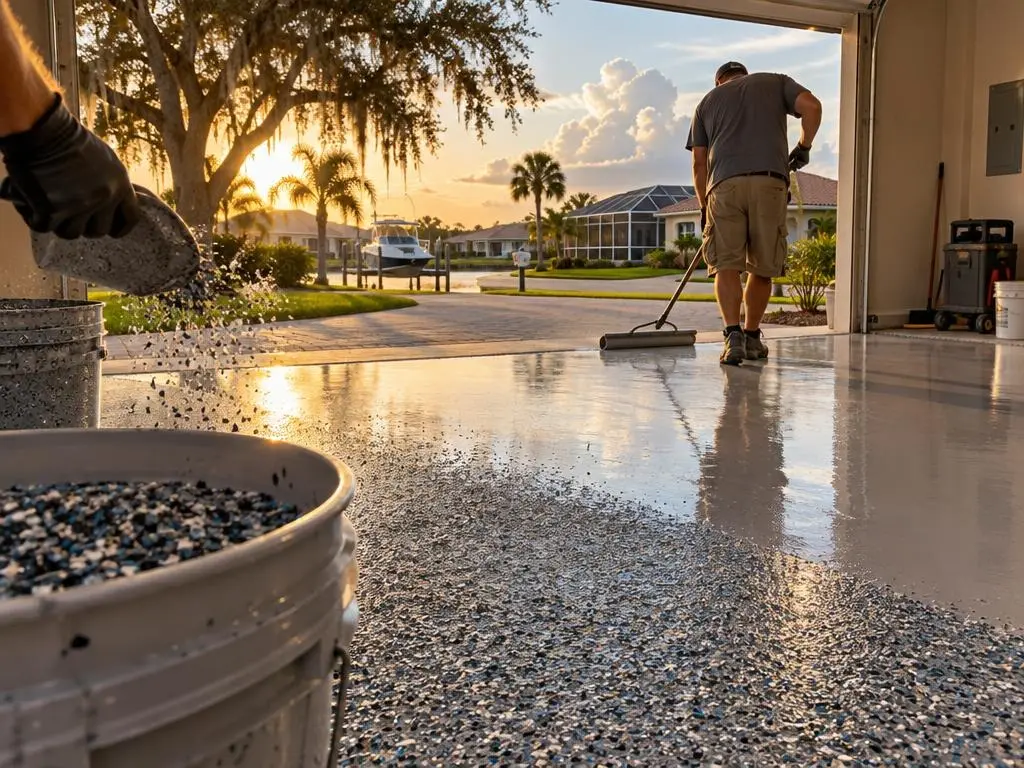 Flake Garage Floors in Tampa, FL
